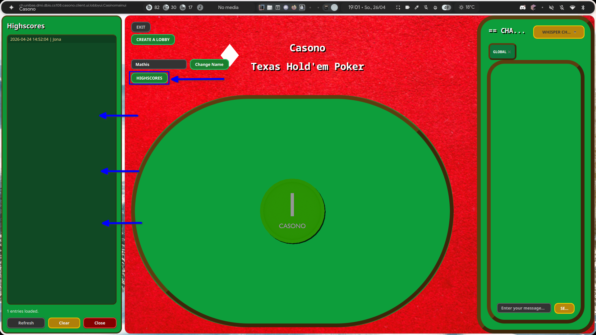 View Highscores